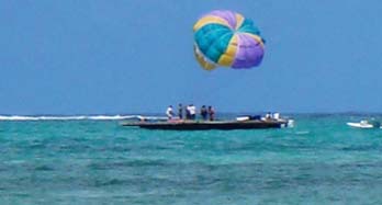 Parasailing in Mauritius